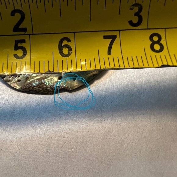 Abalone shell and Jadelite 925 Sterling silver necklace - Picture 8 of 8